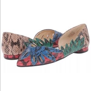 Nine West Reptile Animal Skin Orlagh Leather NWOT Shoes